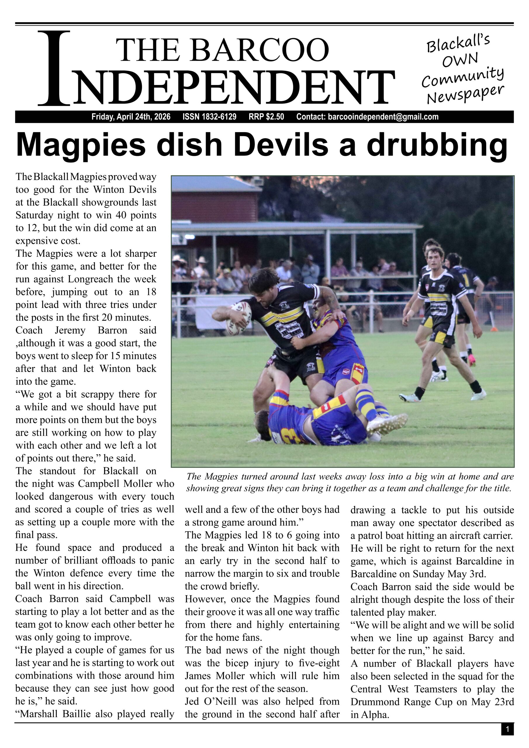 The Barcoo Independent